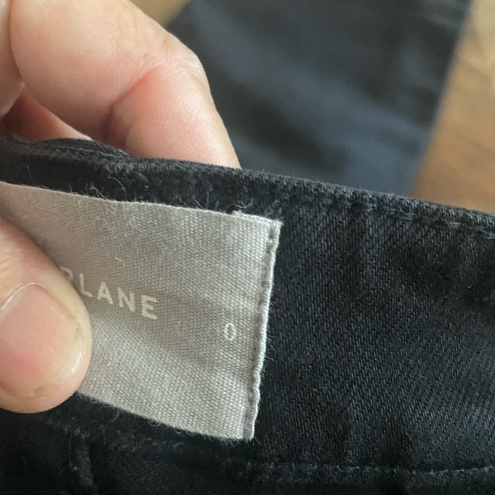 Everlane women black wide legs jeans size 0 - Picture 4 of 7